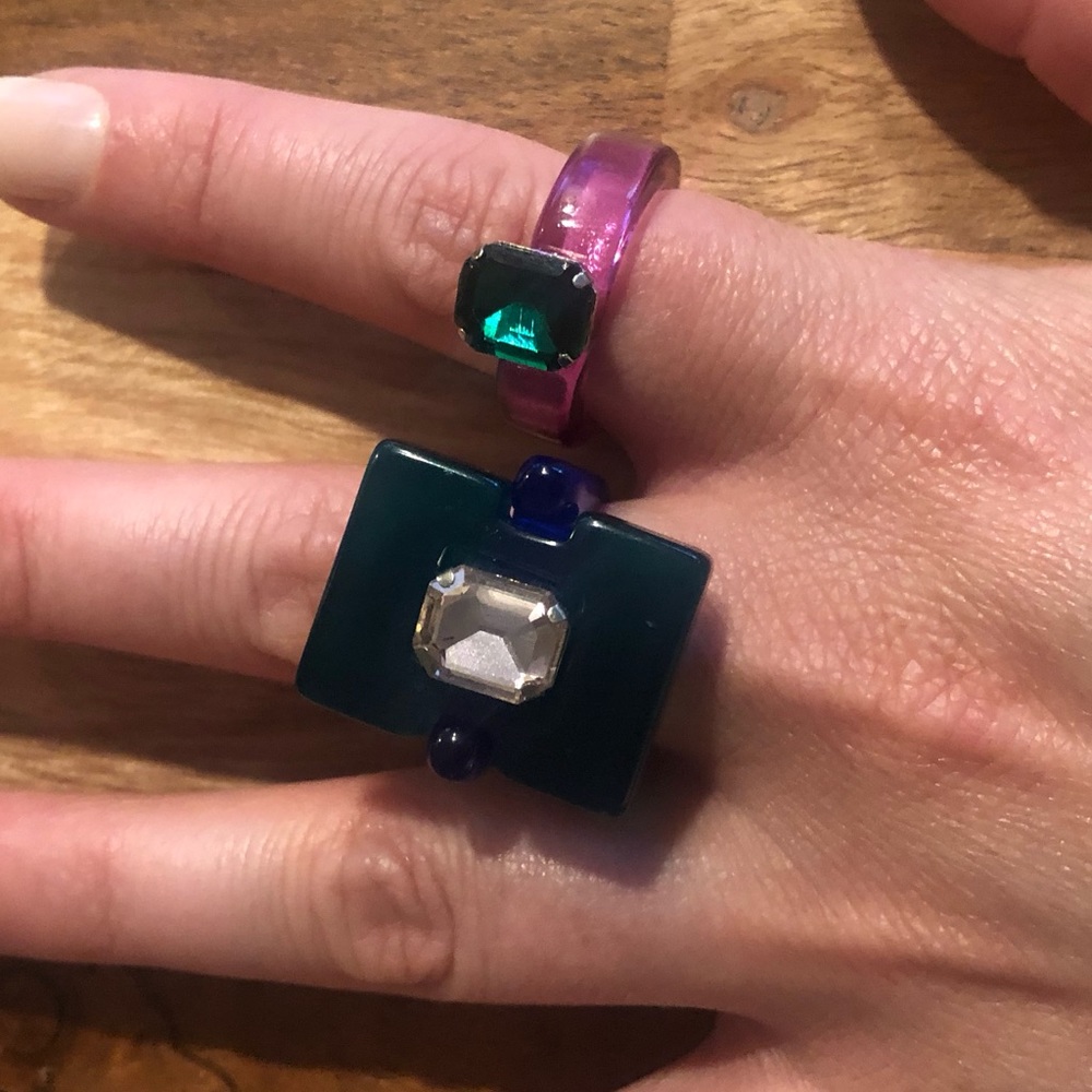 Acrylic Fashion Rings